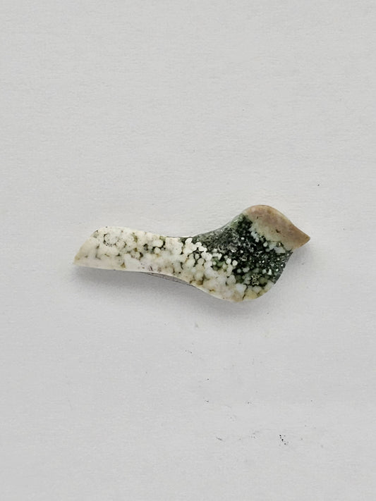 River jasper bird cabochon