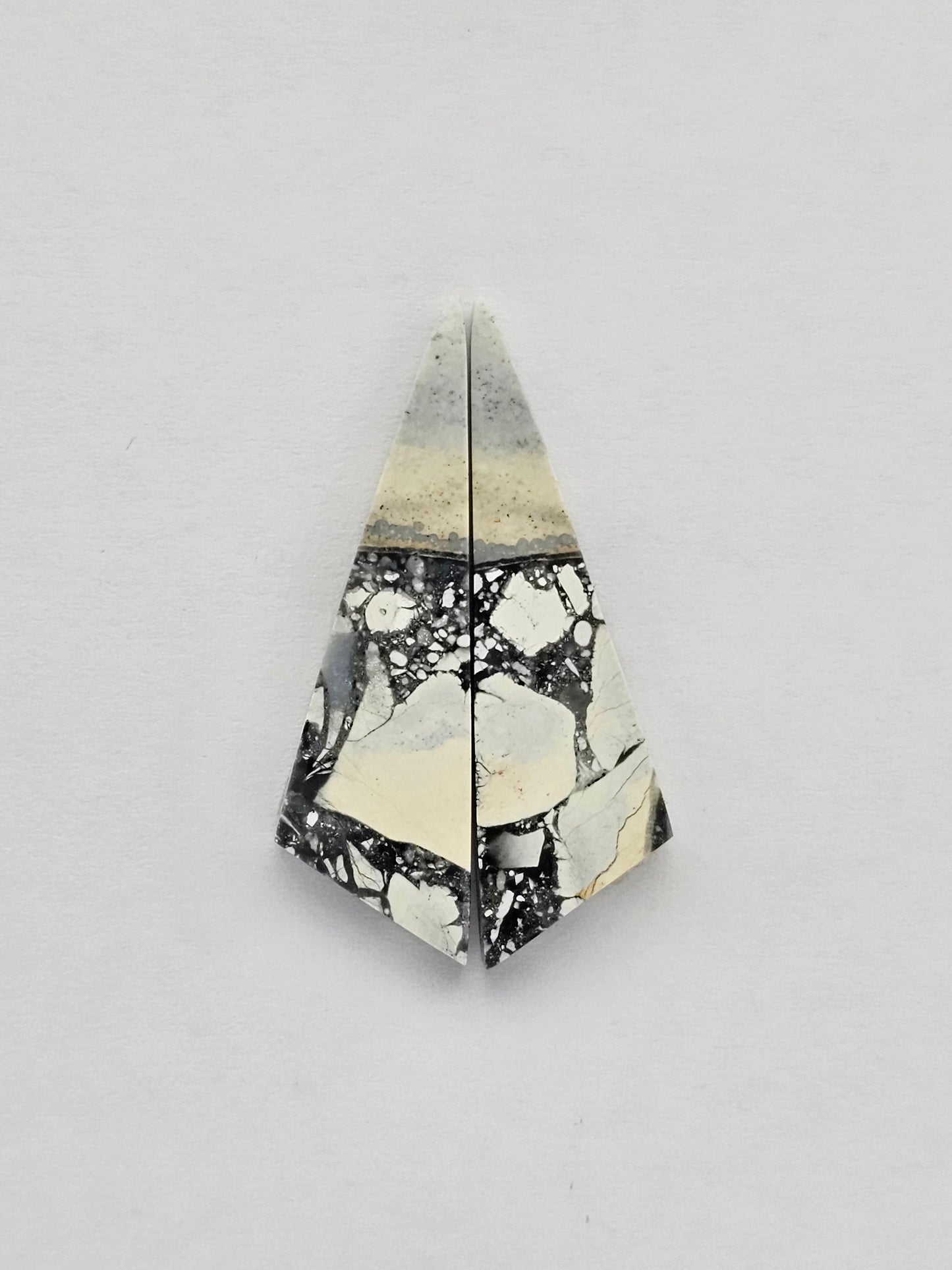 Maligano Jasper cabochon pair