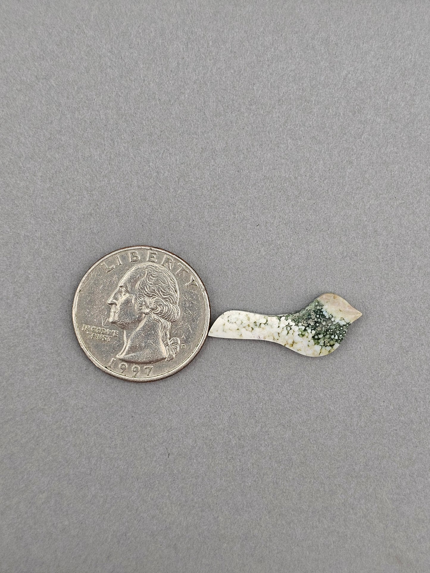 River jasper bird cabochon