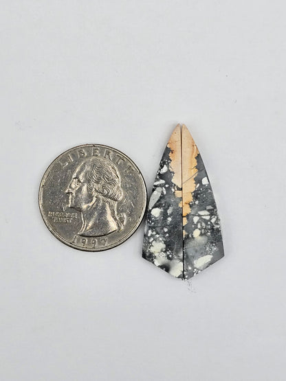 Maligano Jasper cabochon pair