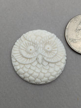 Load image into Gallery viewer, Carved bone - owl
