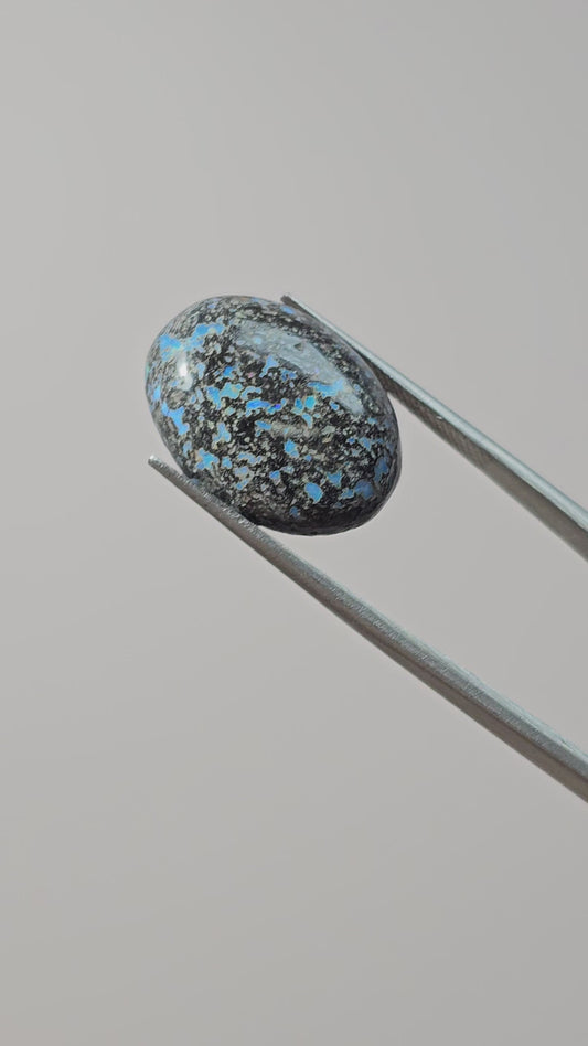 Rare Mexican Leopard Opal Cabochon