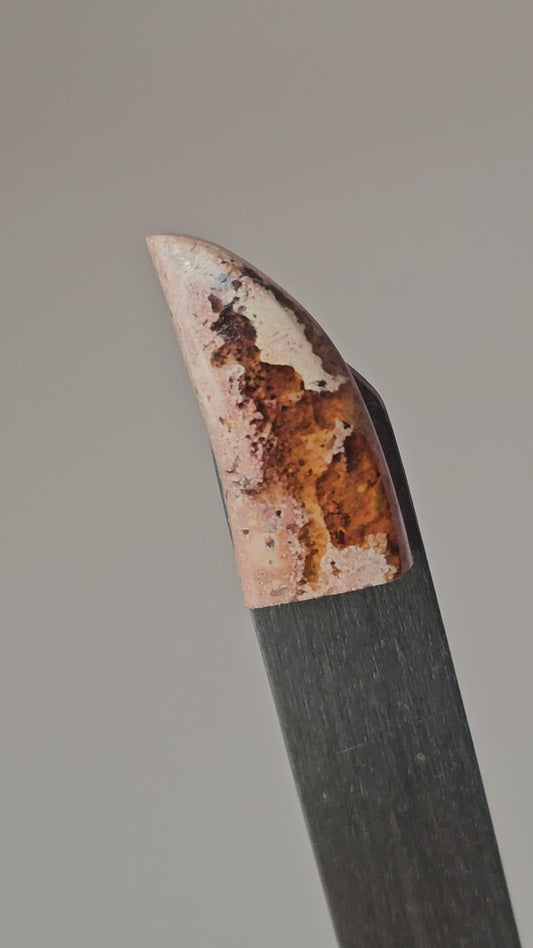 Mexican Cantera Opal Fang Cabochon