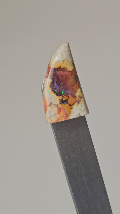 Mexican Cantera Opal Fang Cabochon