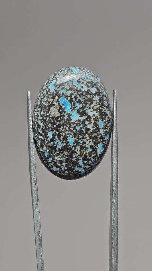 Rare Mexican Leopard Opal Cabochon