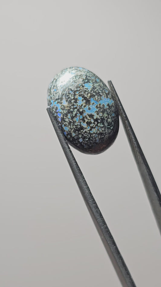 Rare Mexican Leopard Opal Cabochon