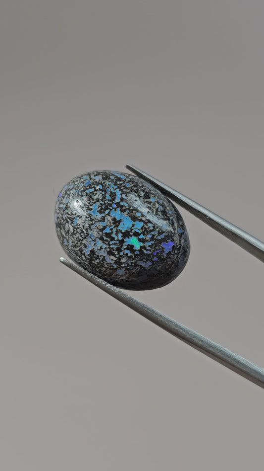 Rare Mexican Leopard Opal Cabochon