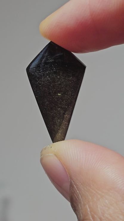 Obsidian Long Diamond Cabochon