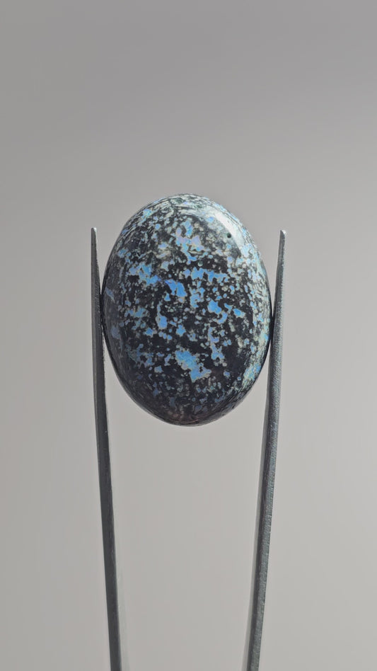 Rare Mexican Leopard Opal Cabochon