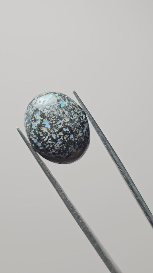 Rare Mexican Leopard Opal Cabochon