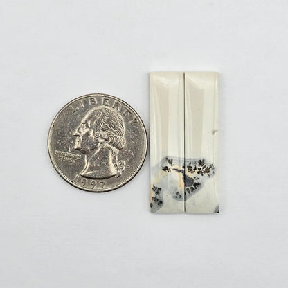 Maligano Jasper cabochon pair