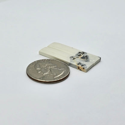 Maligano Jasper cabochon pair