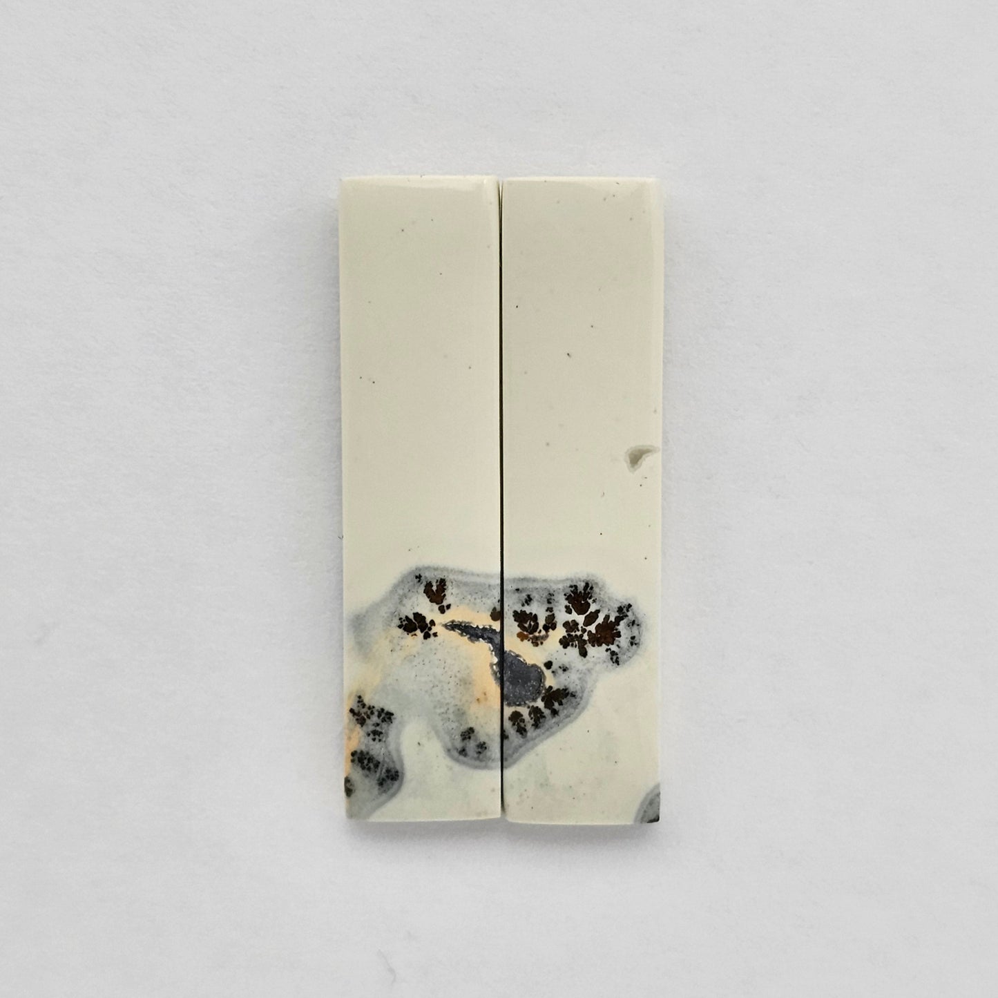 Maligano Jasper cabochon pair