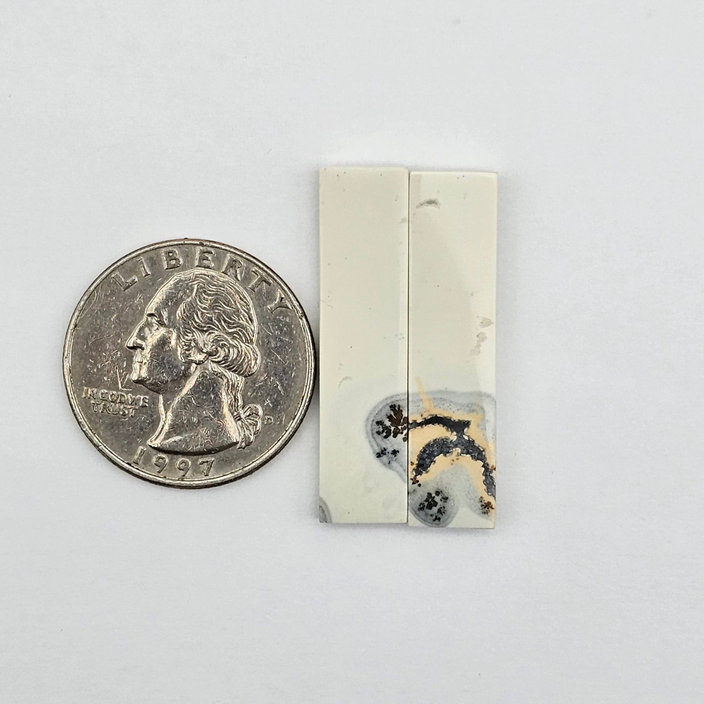 Maligano Jasper cabochon pair