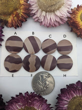 Load image into Gallery viewer, Chocolate milk jasper rounds

